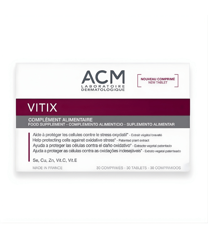 Acm Vitix Complément Alimentaire Dépigmentation & Vitiligo 30 comprimés