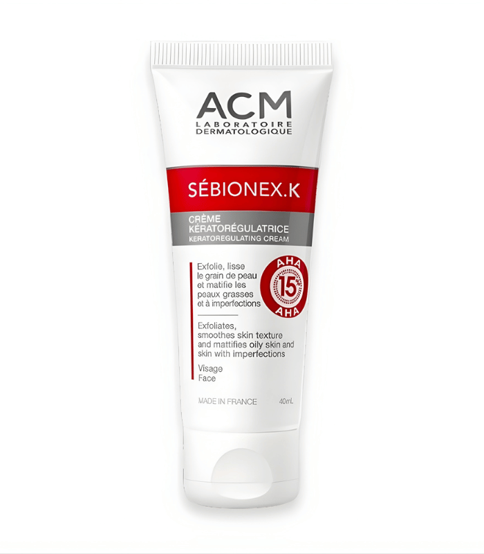 Acm Sébionex K Crème Kératorégulatrice AHA 15% 40ml