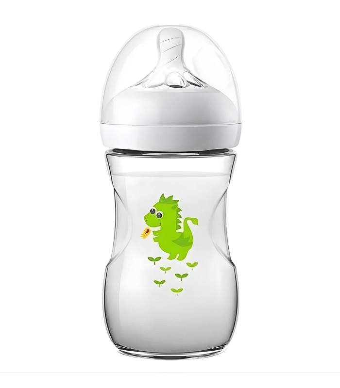 Avent Biberon Natural 260ml 1 Mois+ Débit Lent Dragon SCF070/24
