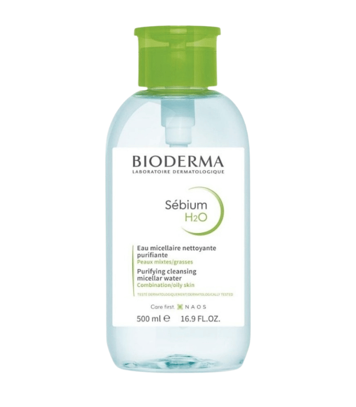 Bioderma Sébium H2O Solution Micellaire Purifiante Pompe Inversée 500ml