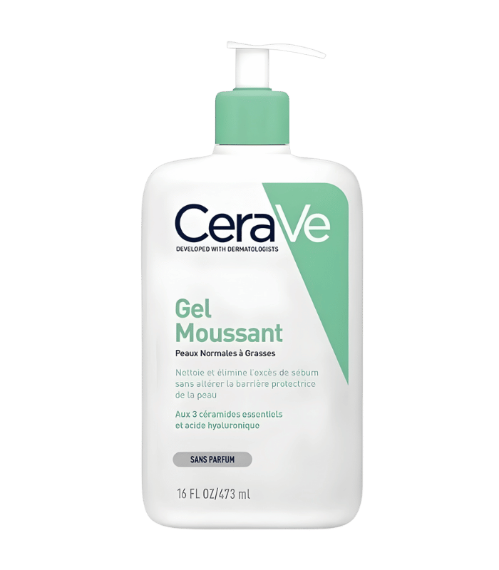 Cerave Gel Moussant Nettoyant Peau Normale à Grasse 473ml