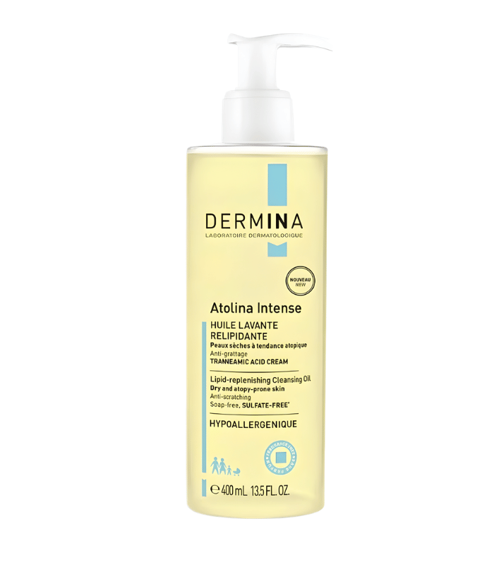 Dermina Atolina Intense Huile Lavante Relipidante 400ml