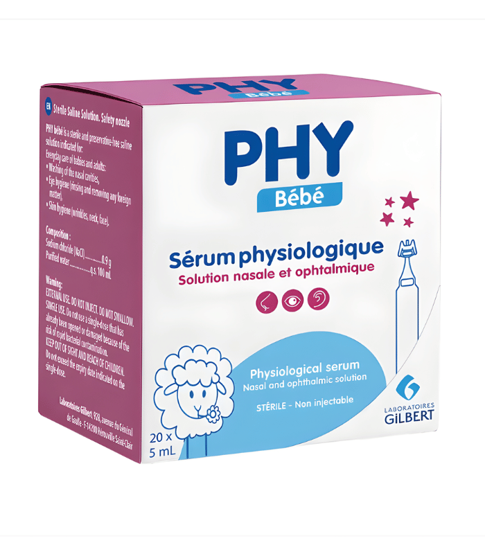 Gilbert PHY Bébé Sérum Physiologique 20x – 5ml