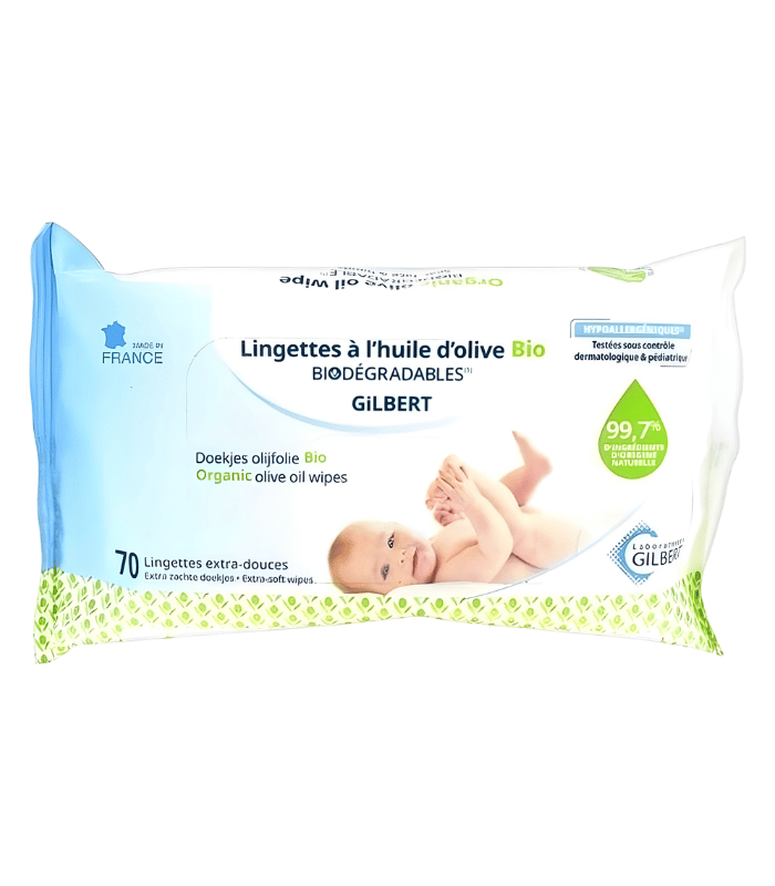 Gilbert Lingettes À L’huile D’olive Bio 70u