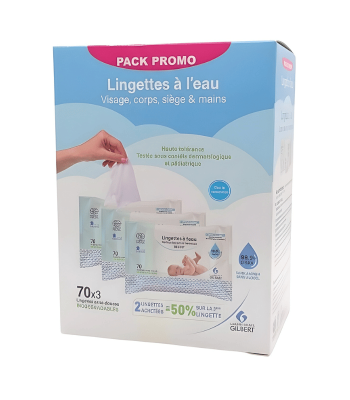 Gilbert Lingettes 3x70u