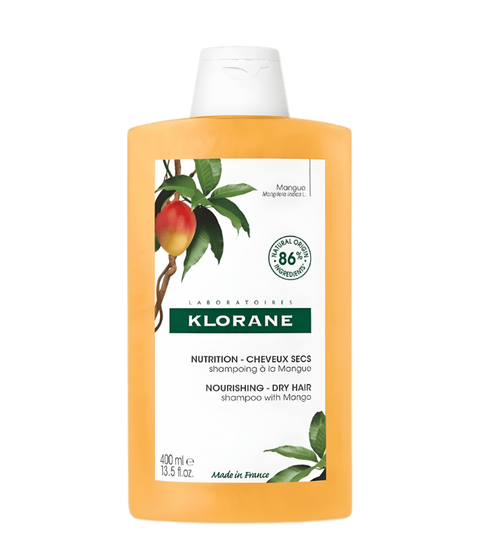 Klorane Mangue Shampoing Nutrition Cheveux Secs 400ml