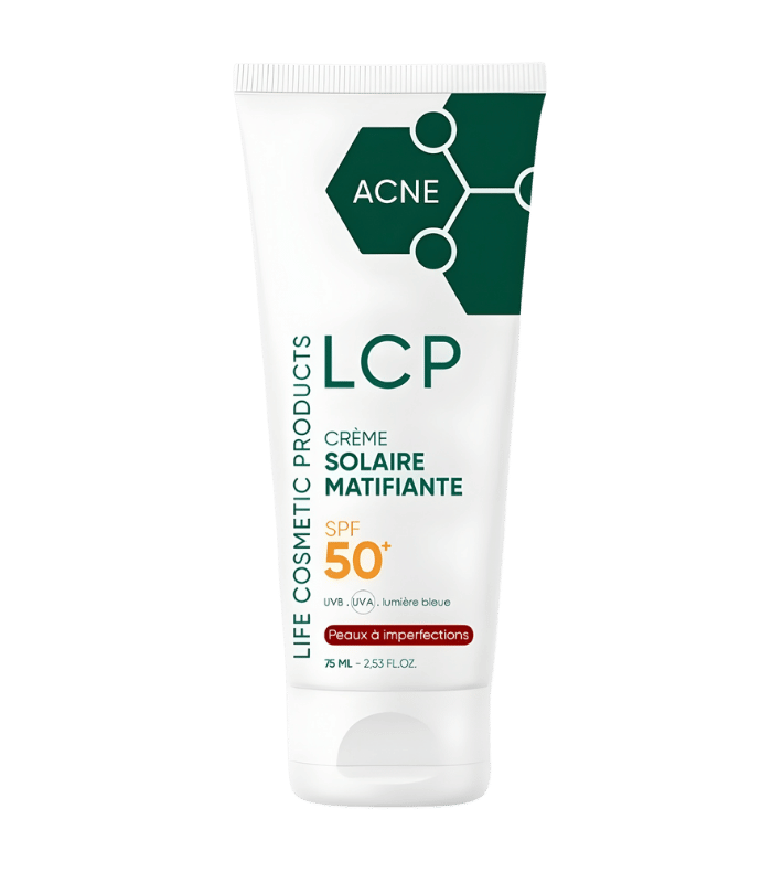 Lcp Acné Crème Solaire Matifiante SPF50+ 75ml