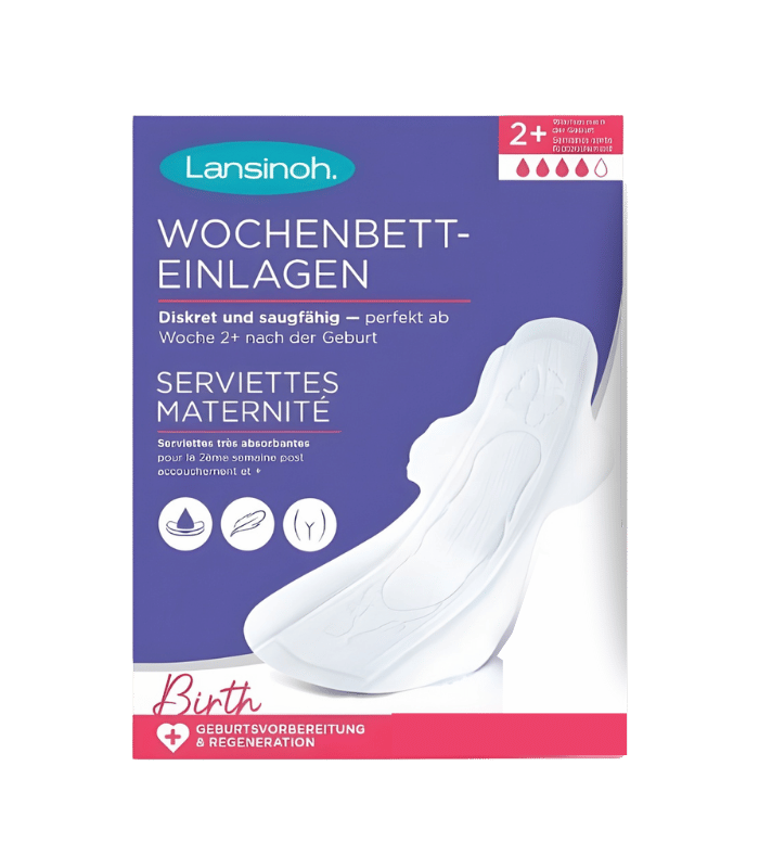 Lansinoh Serviettes de Maternité Taille M 12Pièces