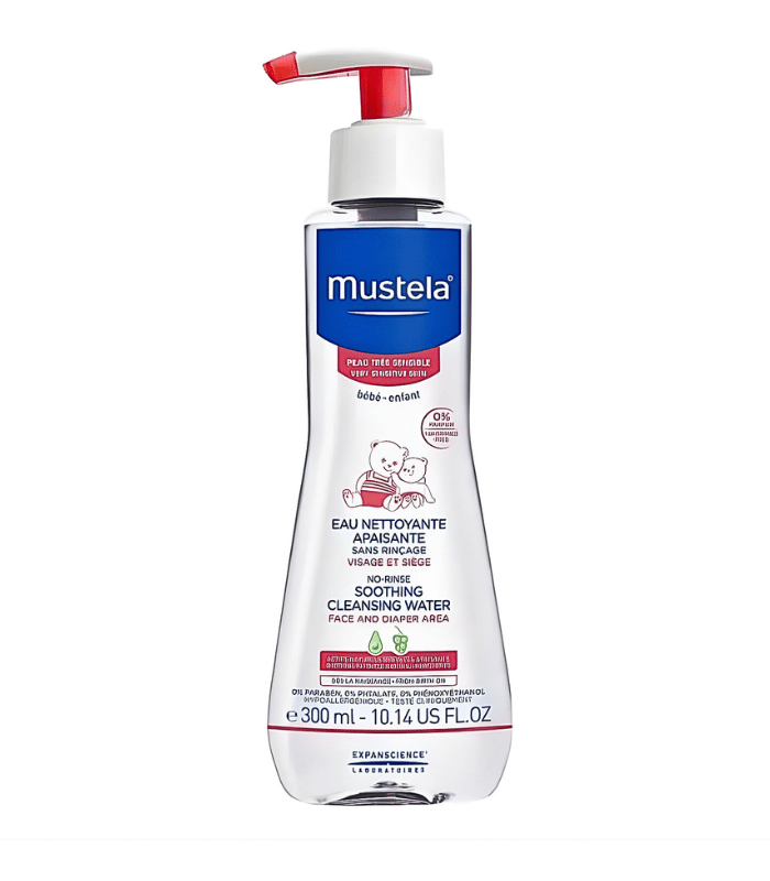 Mustela Eau Nettoyante Apaisante Sans Rinçage 300ml