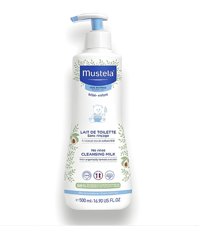 Mustela Lait de Toilette Sans Rinçage 500ml