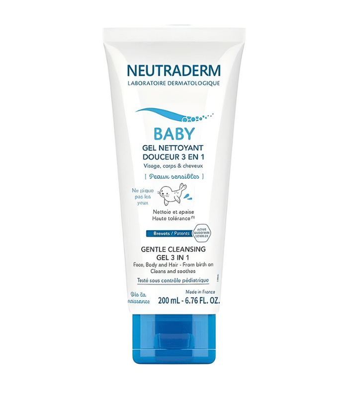 Neutraderm Bébé Gel Nettoyant Douceur 3 en 1 200ml