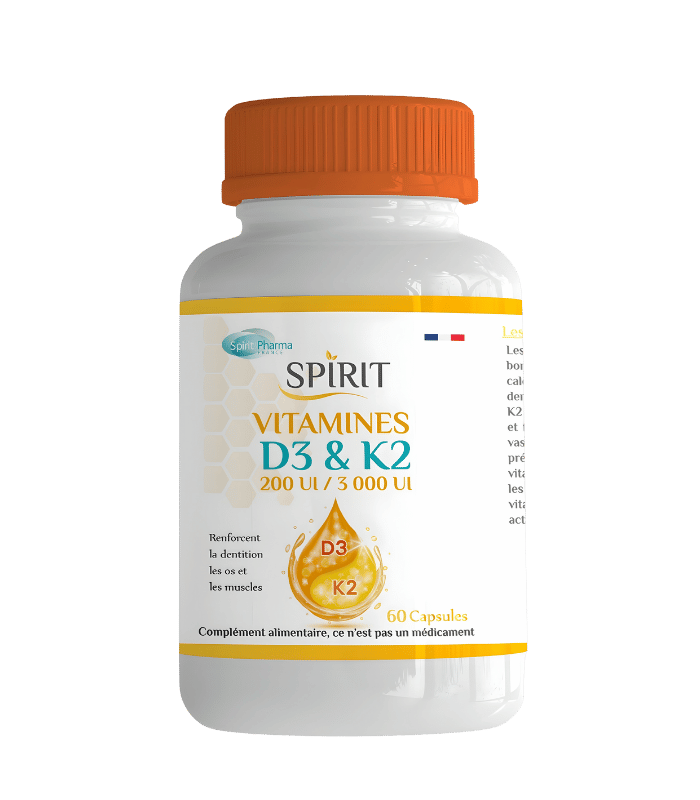 Spirit Vitamines D3 & K2 60 capsules