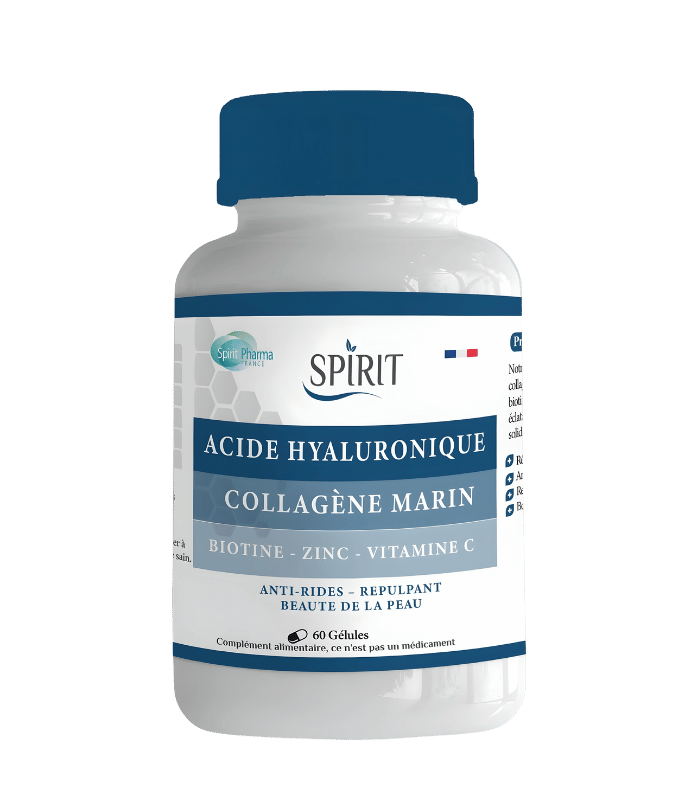 Spirit Acide Hyaluronique Collagène Marin 60 gélules