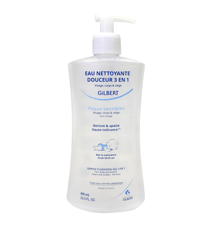 Gilbert Eau Nettoyante Douceur 3 en 1 400ml