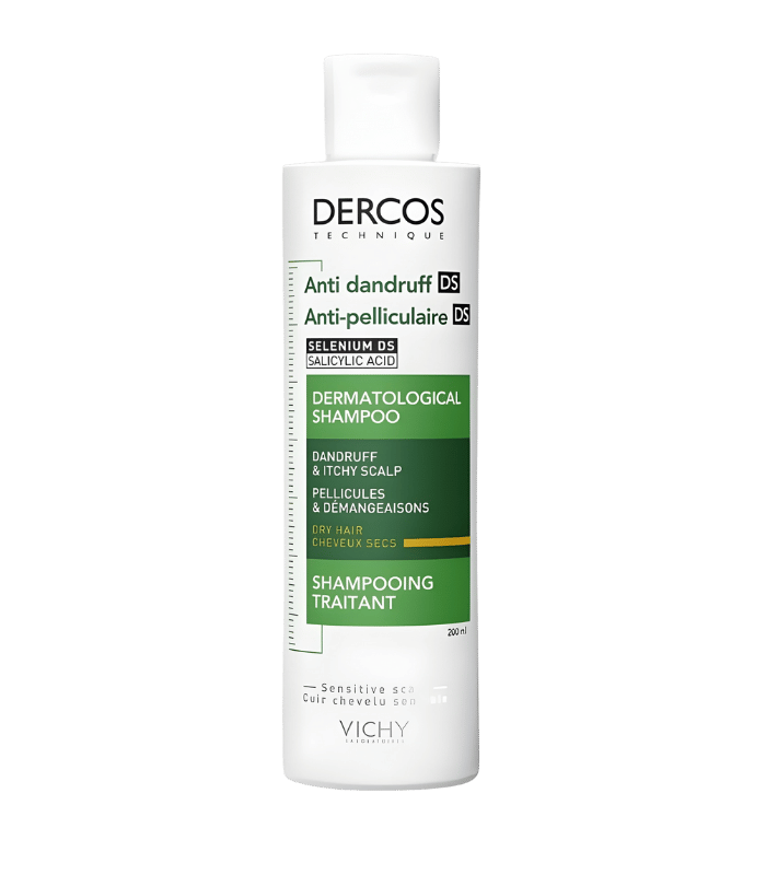 Vichy Dercos DS Shampoing Traitant Anti-Pelliculaire Cheveux Secs 200 ml
