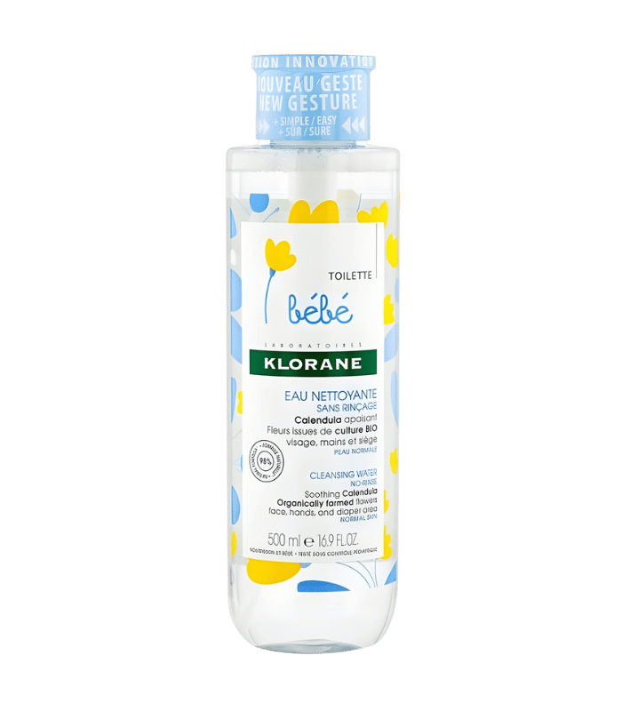 Klorane Bébé Eau Nettoyante Sans Rinçage 500ml