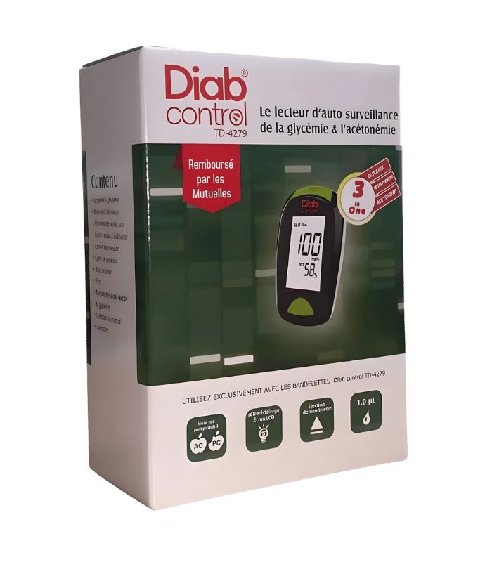 Diabcontrol Lecteur de Glycémie TD-4279 1 unité