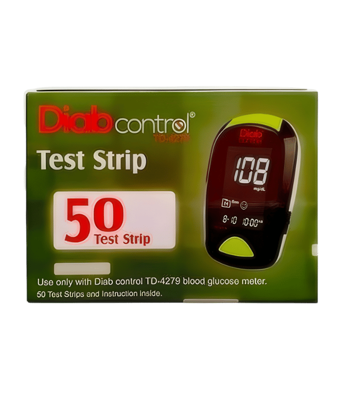 Diabcontrol Bandelettes de Test Glycémie 50 unités