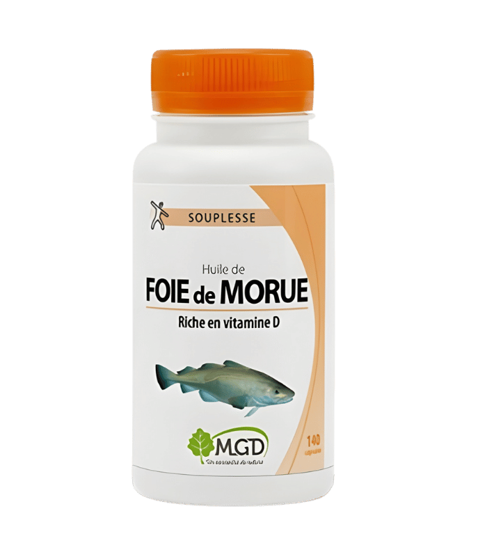 Mgd Huile de Foie de Morue 140 Gélules